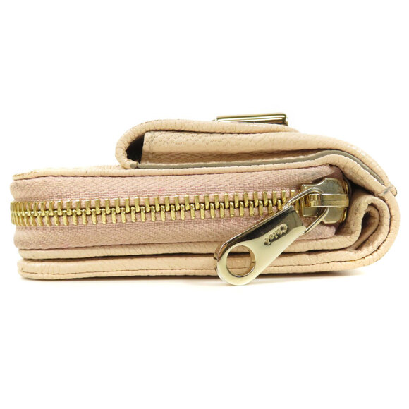 Chloe Ribbon Motif Bifold Wallet Leather - Picture 3 of 8